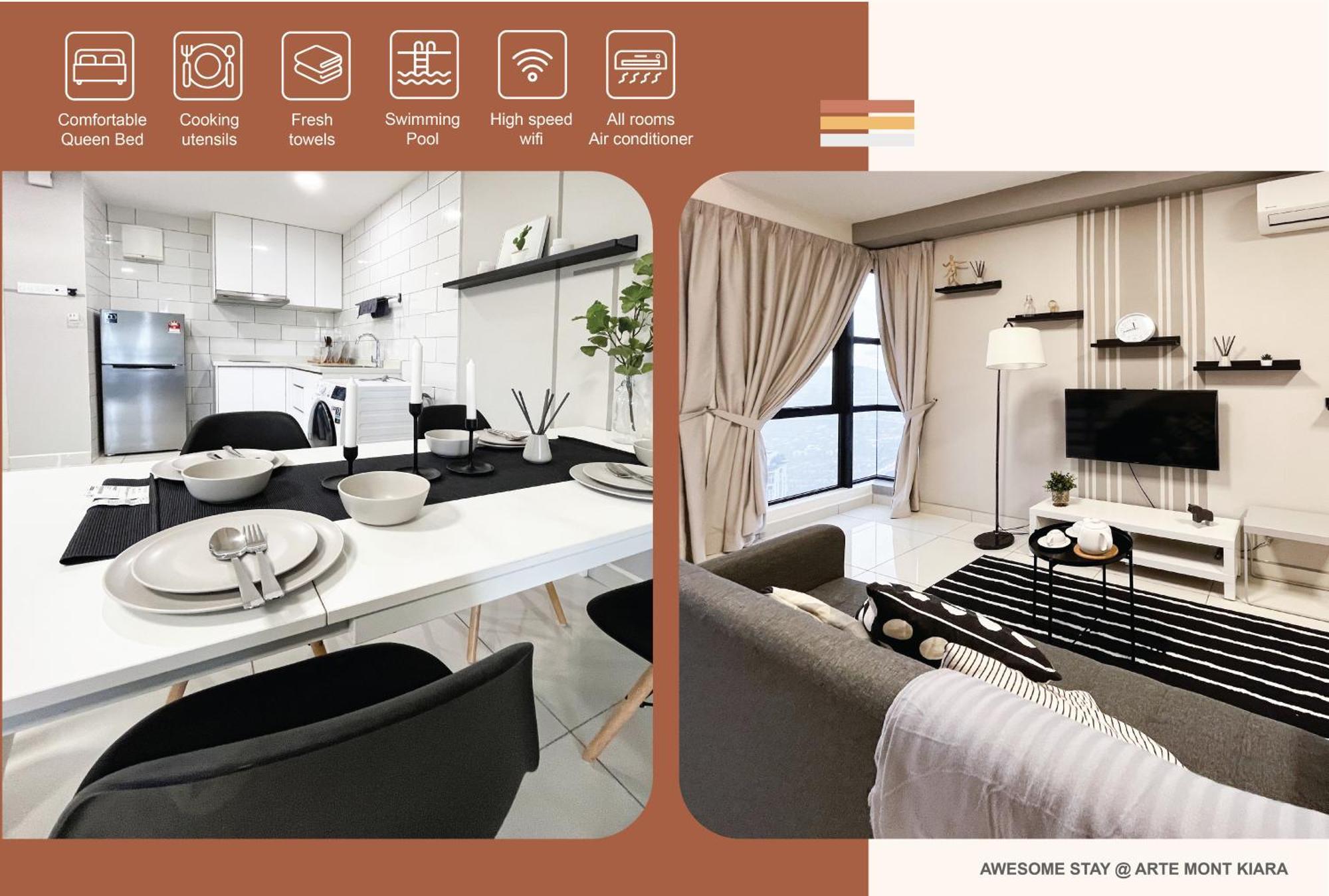 Nj Homestay At Arte Mont Kiara 쿠알라룸푸르 외부 사진
